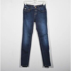 Closed Baker Long 1721 Stretch Denim Blue Jeans Made in Italy Size 25